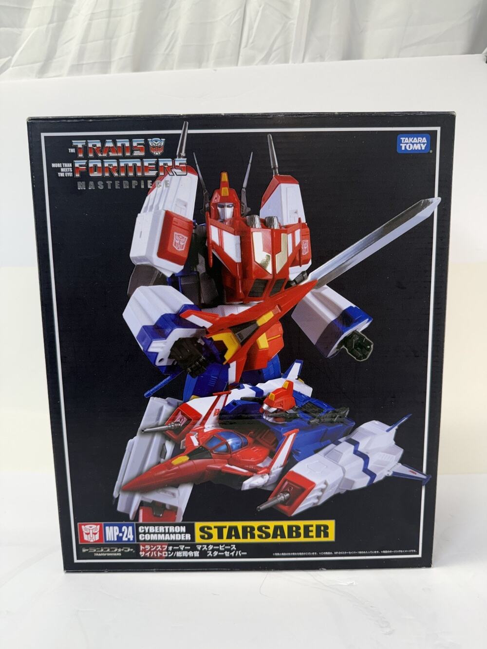 Transformers Takara Tomy MP-24 Star Saber | Masterpiece w/ Box - Incomplete